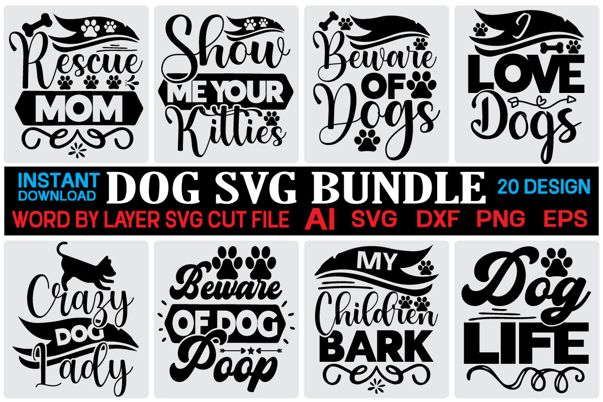 Dog Svg Mega Bundle, an Object Graphic by GatewayDesign