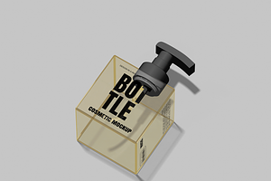 Cosmetic Bottle Mockup, a Packaging Mockup by Izdihaar_Studio