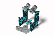 Dumbbell Rack Mockup, a Product Mockup by bimockup (Thumbnail 6 of 6)