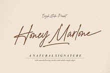 Honey Marlone - Natural Font