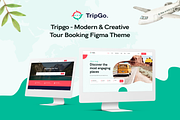Tripgo - Modern & Creative Tour Book, an UI Kit Template by Lumina_ui_ux202 (Thumbnail 1 of 8)