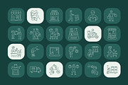 Animated Shopping Icon Art Set, an Outline Icon by Prosymbols (Thumbnail 3 of 4)