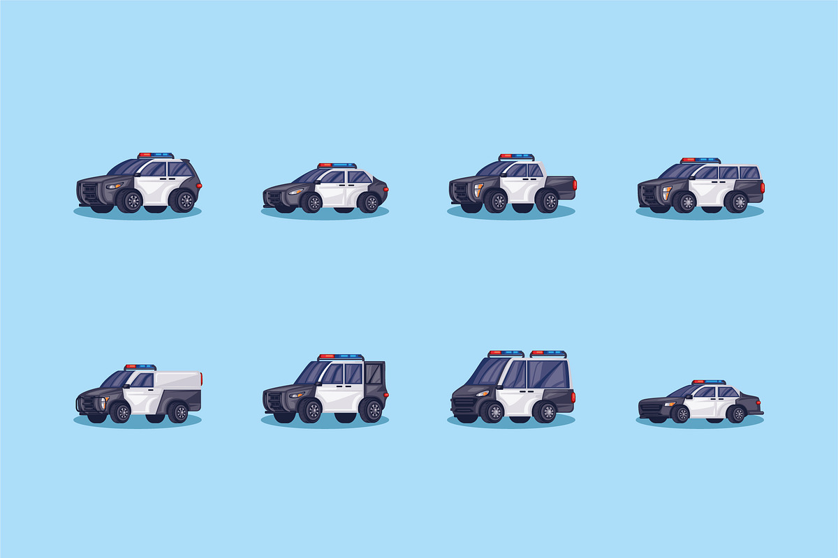 Police Patrol Vehicles Collection
