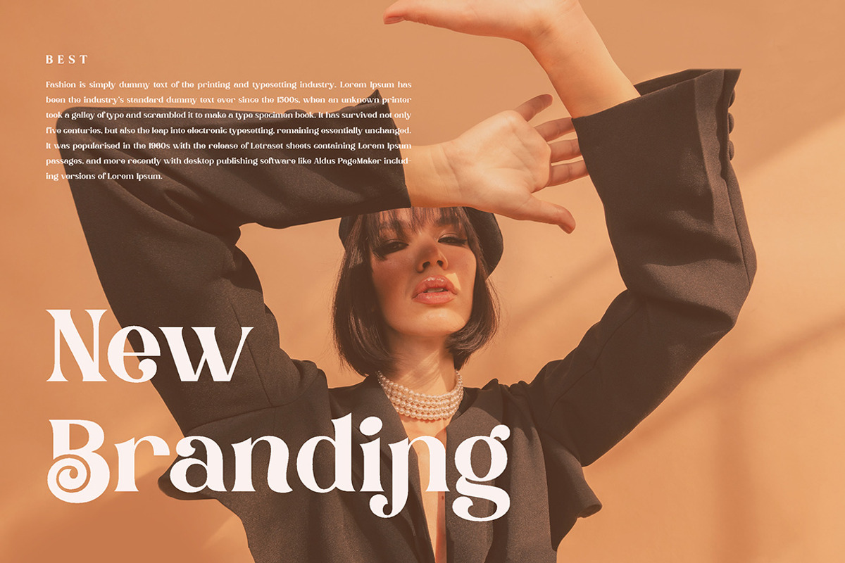 Bogimber - Retro Display Serif, a Serif Font by Cruzine (Photo 2 of 10)