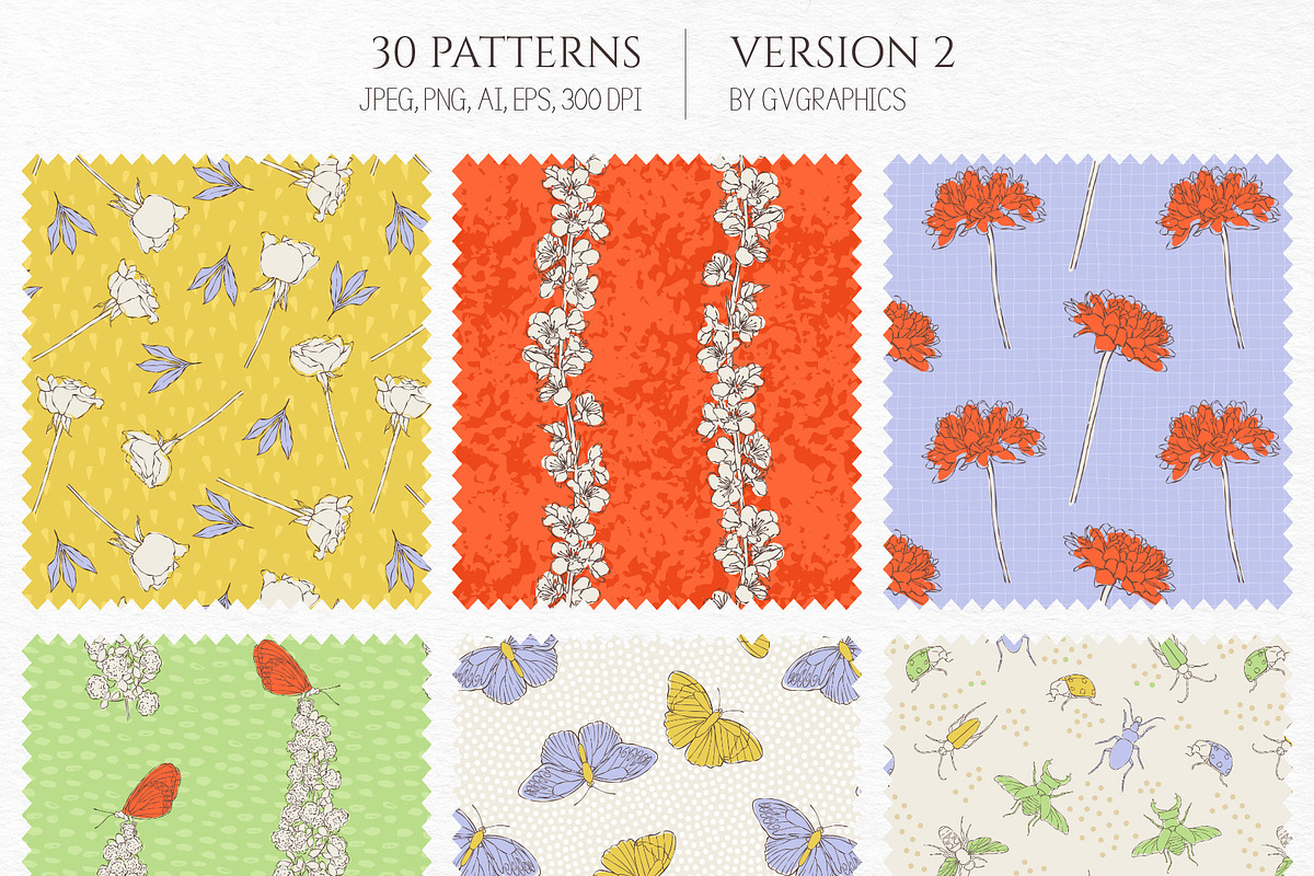 Lush Vol. 1 Collection, a Seasonal Illustration by GVGraphics (Photo 6 of 21)