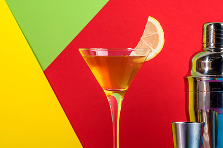 Yellow bird cocktail with white rum, liquor and lime juice in ma, a Food & Drink Photo by 5PH