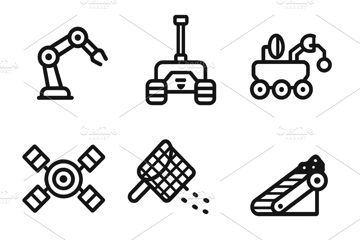 Various robotic and mechanized, an Illustration by ZinetroN