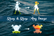 One Piece Anime Canva Frames, a Design Template by Creative Digital Template (Thumbnail 2 of 2)