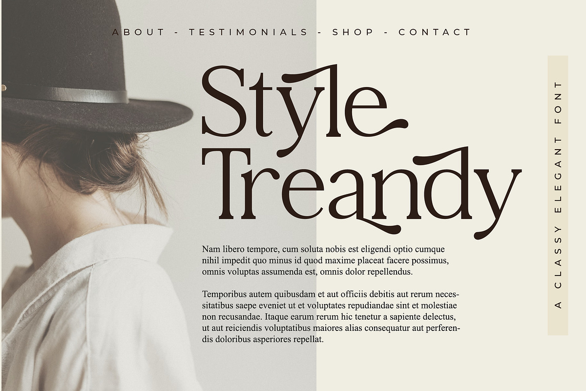 Samudera Classy Elegant Font, a Serif Font by Storytype Studio (Photo 7 of 15)