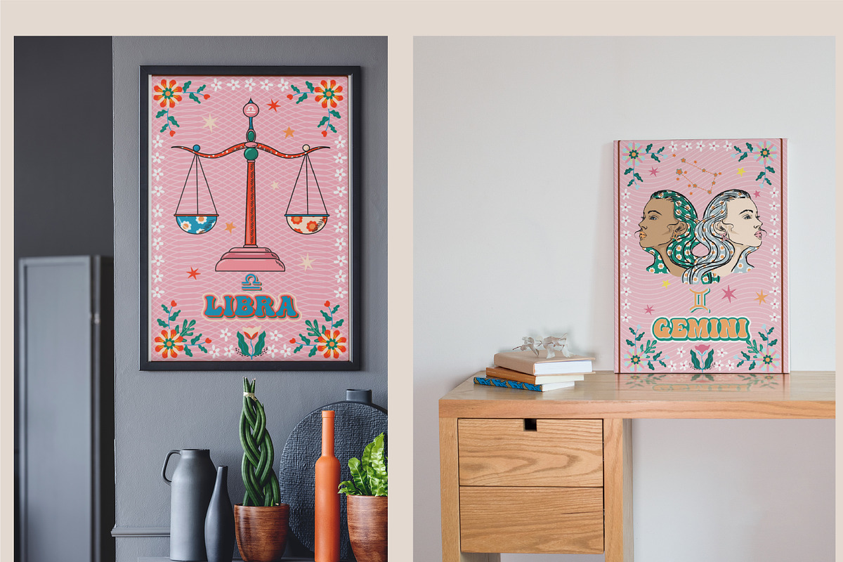 ZODIAC COLLECTION, a Pattern Graphic by MSNTY STUDIOX (Photo 11 of 21)