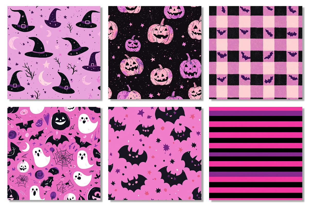 Halloween Seamless Digital Paper, a Texture Graphic by Dream Creation (Photo 4 of 7)