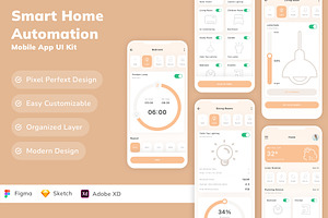 Smart Home Automation App UI Kit