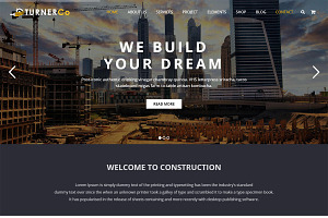 Turner Construction & Business Theme