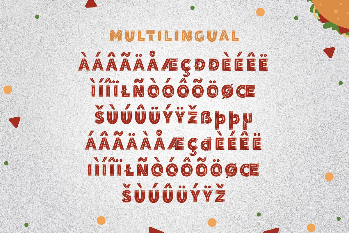 Tacunos - Food Display Fonts, a Font by Patria Ari (P4tcreativa) (Photo 7 of 7)