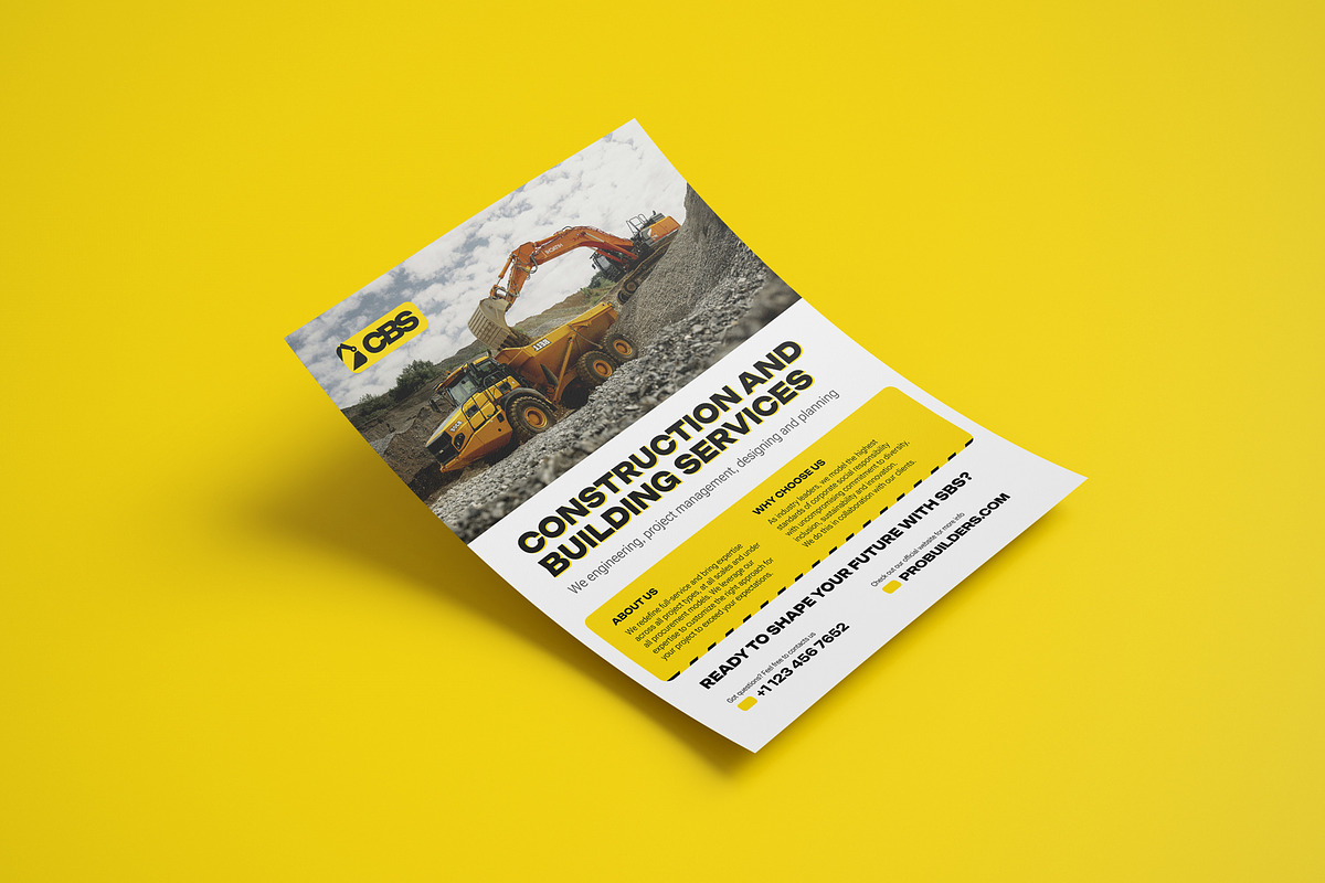 Building Construction Services Flyer preview 2