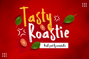 Tasty Roastie - Brush Font, a Handwritten Font by Sronstudio (Thumbnail 1 of 11)