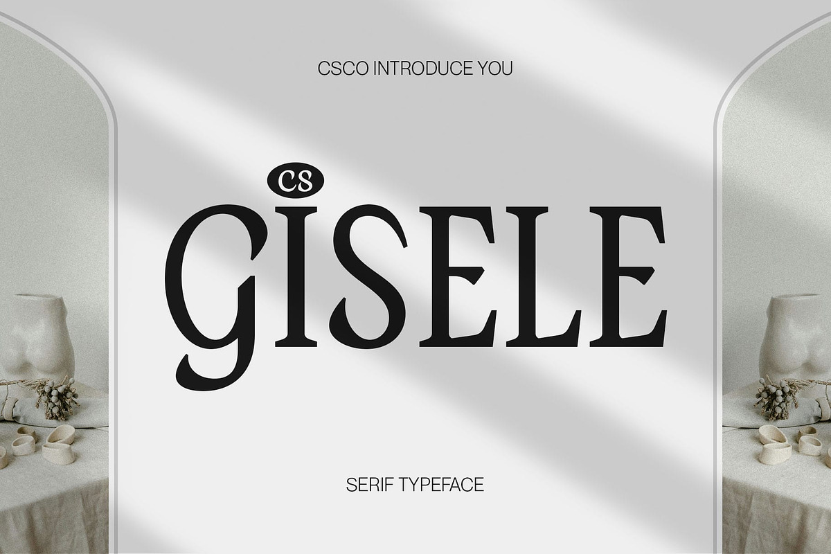 CS Gisele – Modern Font, a Serif Font by Craft Supply Co. (Photo 1 of 8)