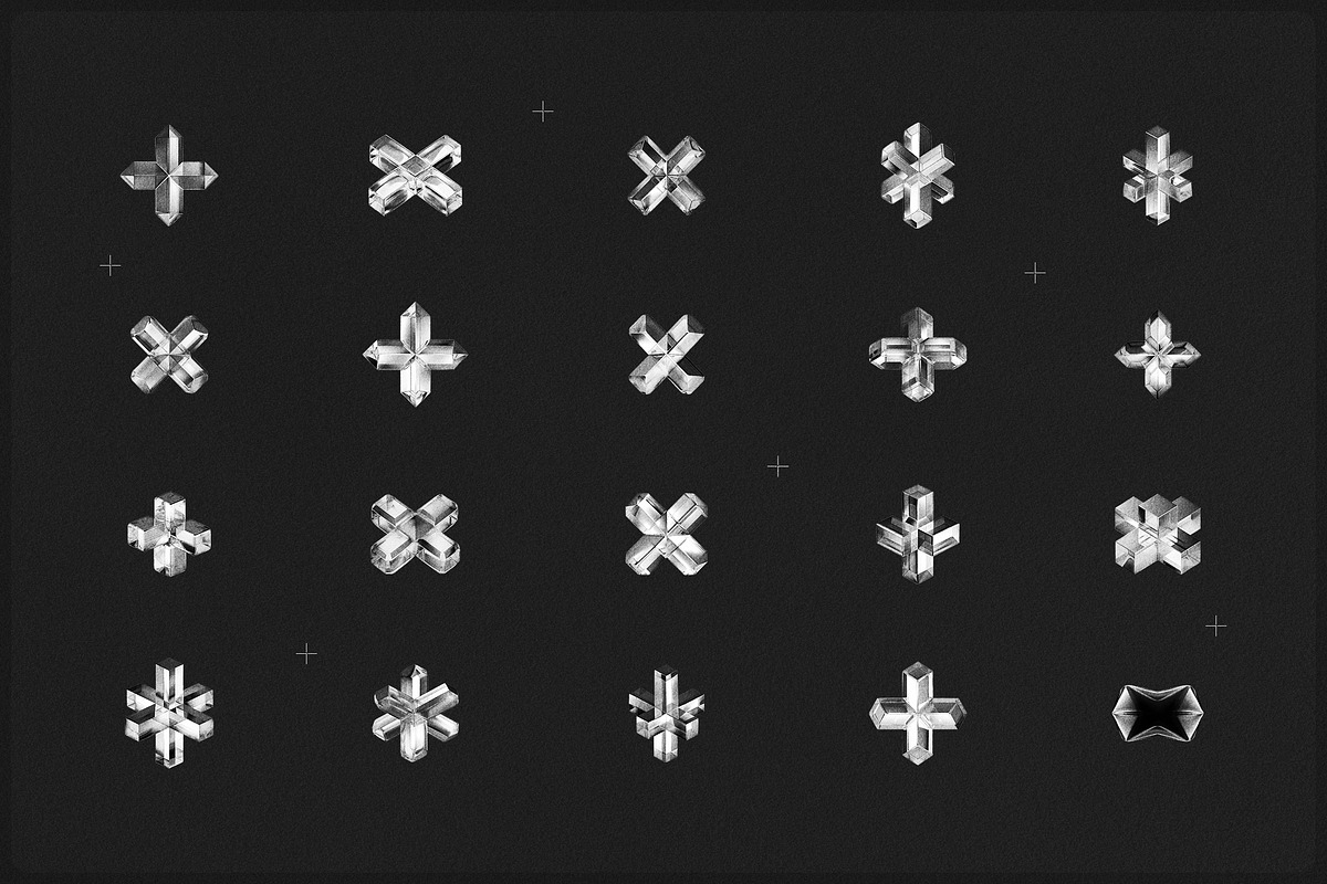 3D Prism Glass Shapes, an Object Graphic by Milka (Photo 2 of 7)