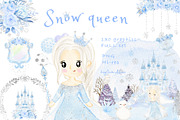 Snow queen, a Decorative Illustration by heyiamalice (Thumbnail 1 of 13)