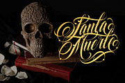 Familia Tattoo Lettering Font, a Script Font by Muntab_Art (Thumbnail 3 of 7)