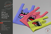 WCut Eco Bag Soft Packaging Mockup, a Packaging Mockup by INCDesign (Thumbnail 2 of 14)