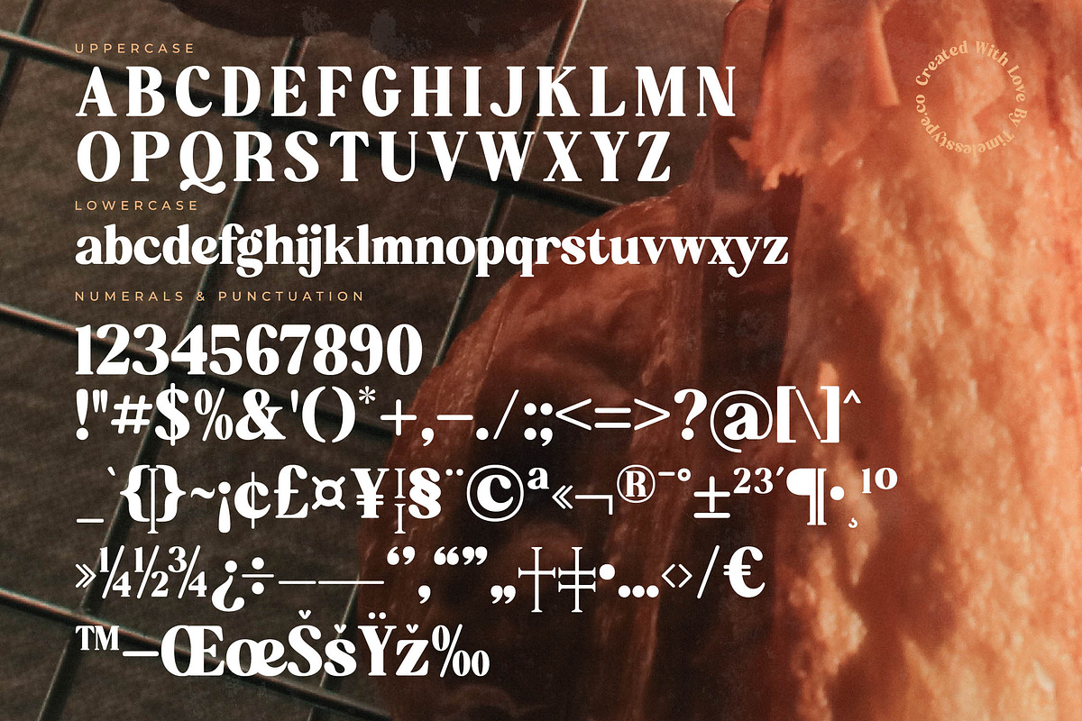 Aroma Baked Modern Serif Display, a Serif Font by timelesstype.co (Photo 18 of 20)