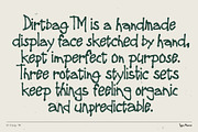 Dirtbag TM – Loose Script, a Handwritten Font by Type Mania (Thumbnail 2 of 11)