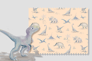 Dinosaurs Neutral Pattern