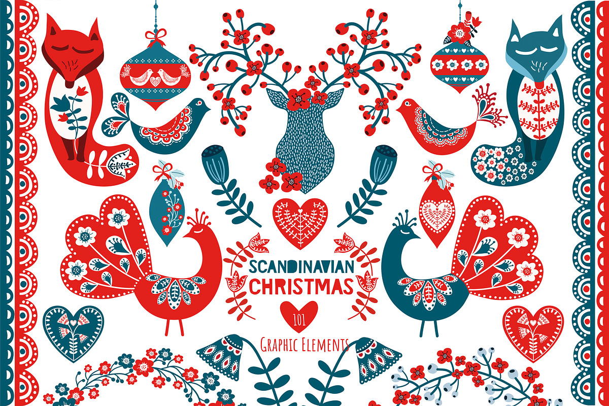 Scandinavian Christmas Bundle, an Animal Illustration by Chus Moreno Studio (Photo 6 of 15)