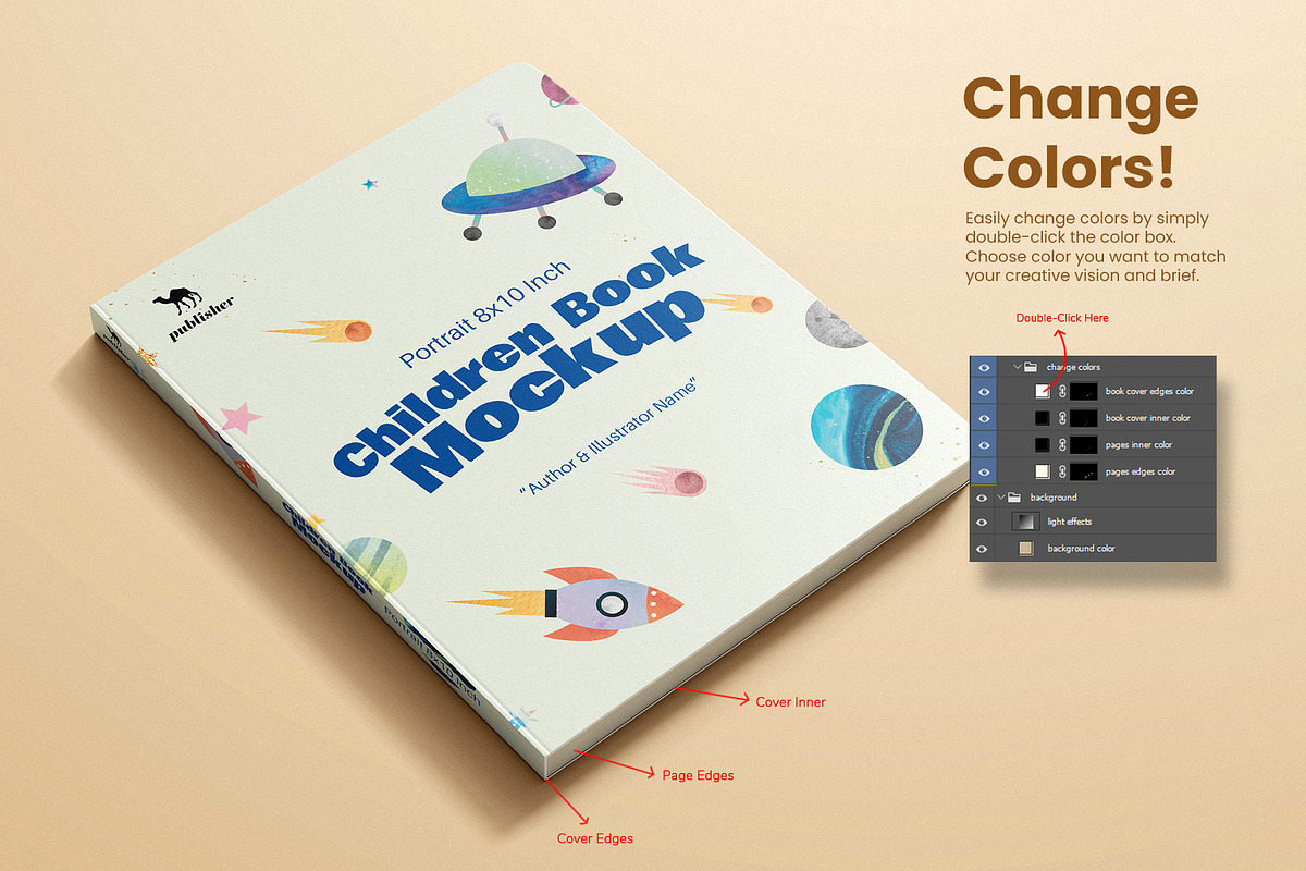 Children Book Mockup Set - 8x10 Inch, a Books & Magazine Mockup by Remnand Studio (Photo 4 of 12)