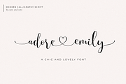 Olivia James - Chic Font, a Script Font by Sans & Sons (Thumbnail 6 of 10)
