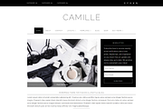Feminine WordPress Theme | Camille, a WordPress Template by Hello Chic Designs (Thumbnail 1 of 2)
