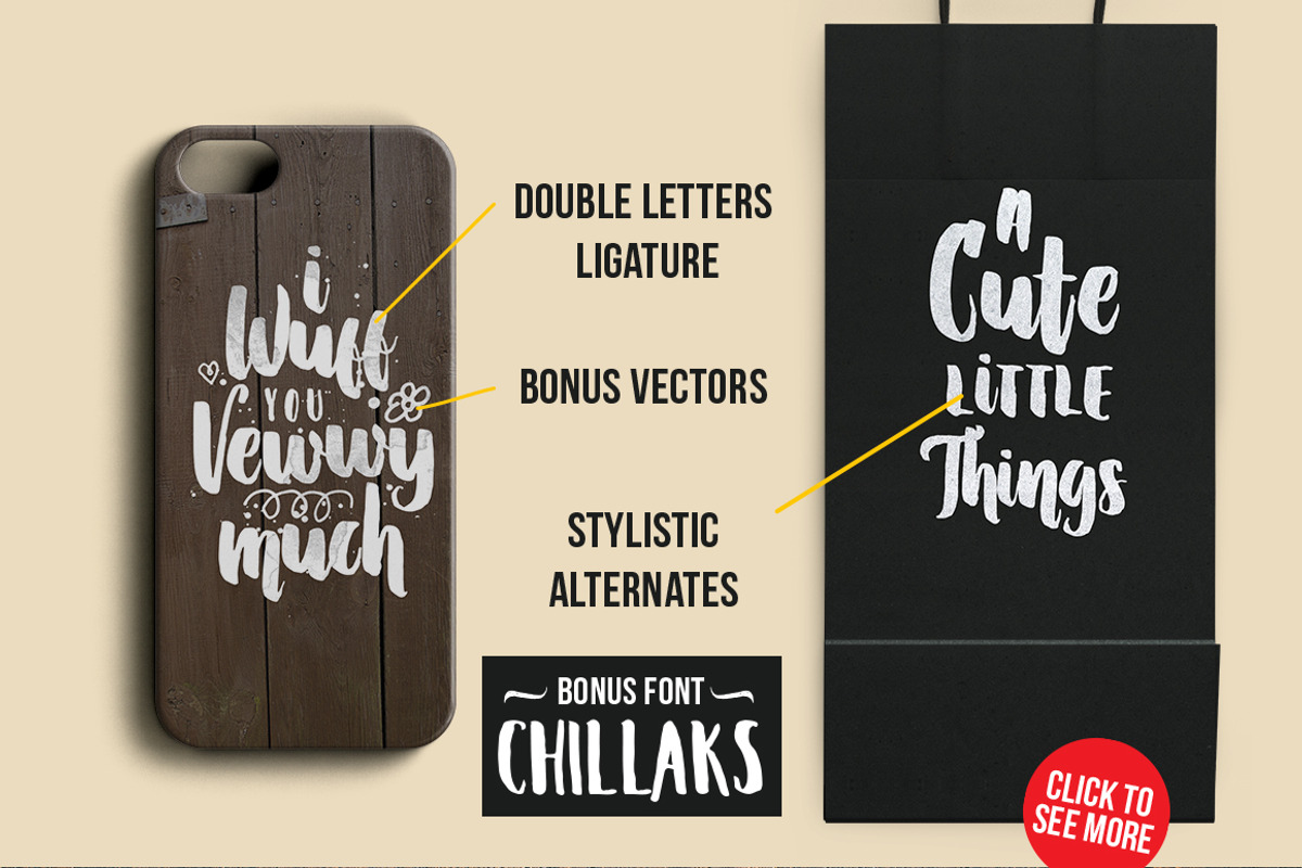 The Vissal script brush logo font preview 4