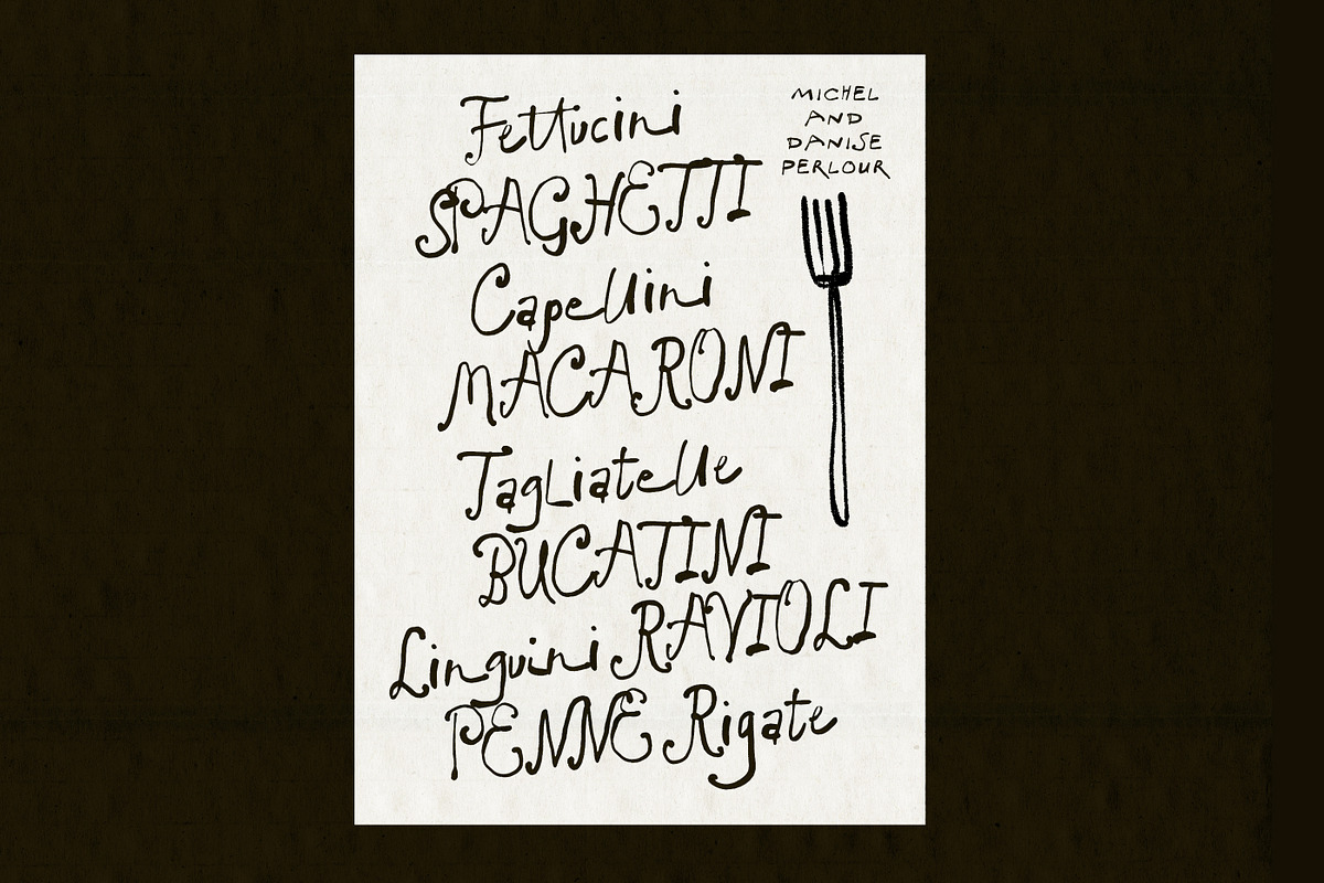 Picasso by Moonlight Font Duo, a Handwritten Font by Nicky Laatz (Photo 4 of 17)