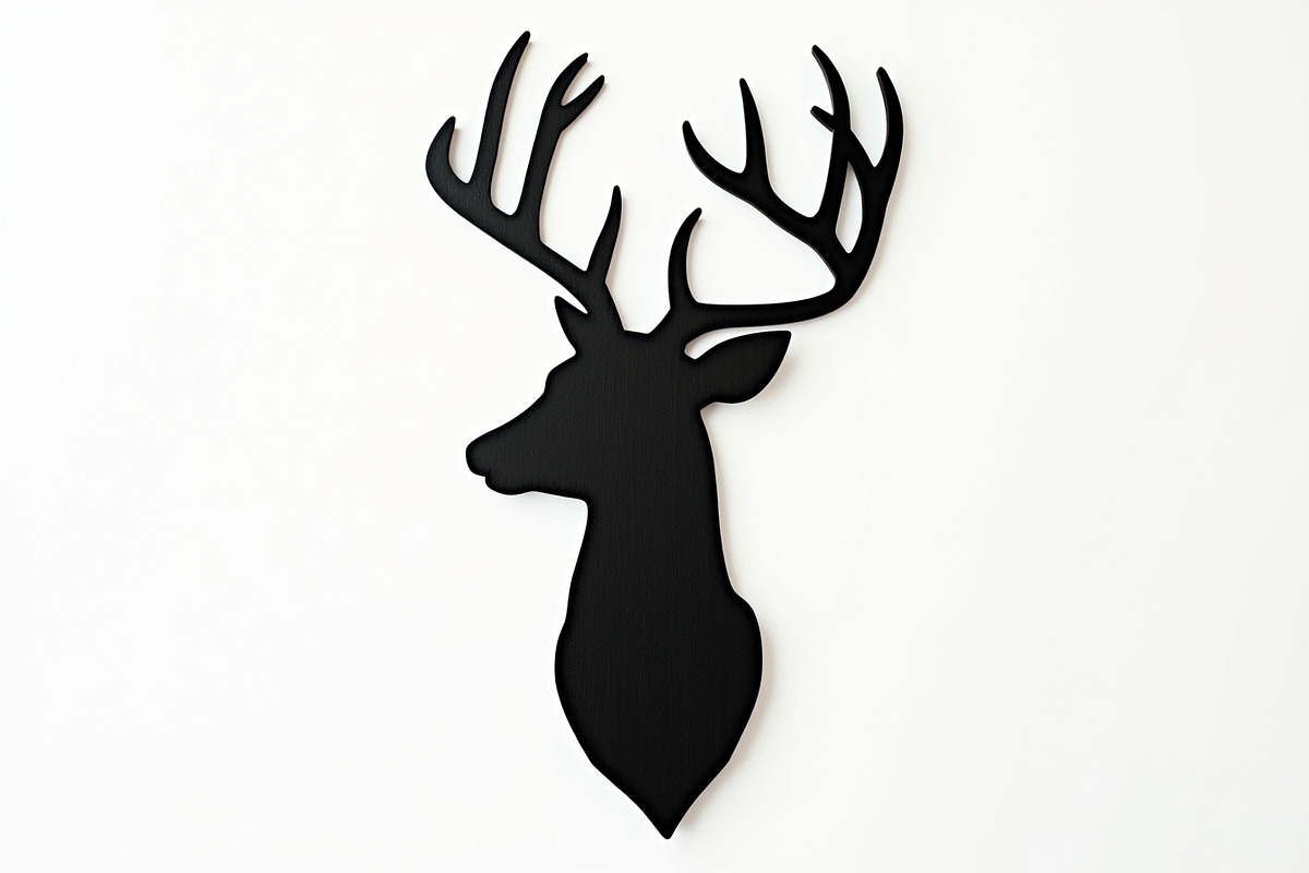 Deer Head Silhouette Vector Bundle,, an Illustration by Amazin_art (Photo 18 of 19)
