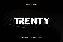 Trenty Display Logo Font