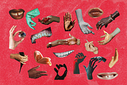 Big Mood  Eyes & Hands Collage Kit, an Object Graphic by Mystik Vision (Thumbnail 2 of 8)