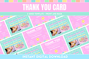Cute Thank You Card - Edit in Canva, a Card Template by SunshineStudioBoutique (Thumbnail 1 of 10)
