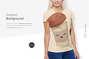 Women T-Shirt Mockups Set FREE DEMO, a Books & Magazine Mockup by Apparel_Mockups (Thumbnail 12 of 27)
