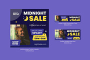 Midnight Sale Google Ads Banner, a Marketing Template by kerismaker (Thumbnail 2 of 4)