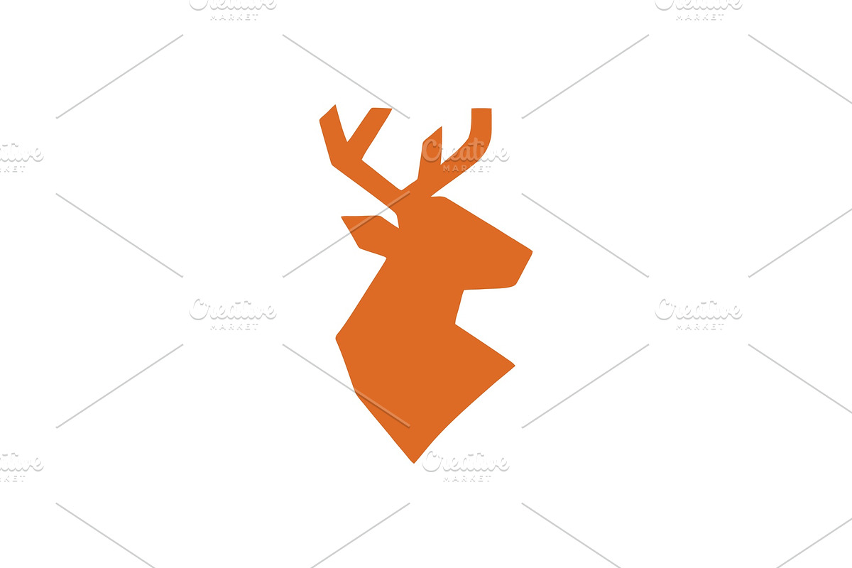 Sharp Abstract Stag Logo, a Branding & Logo Template by Vectorium Studio (Photo 1 of 2)