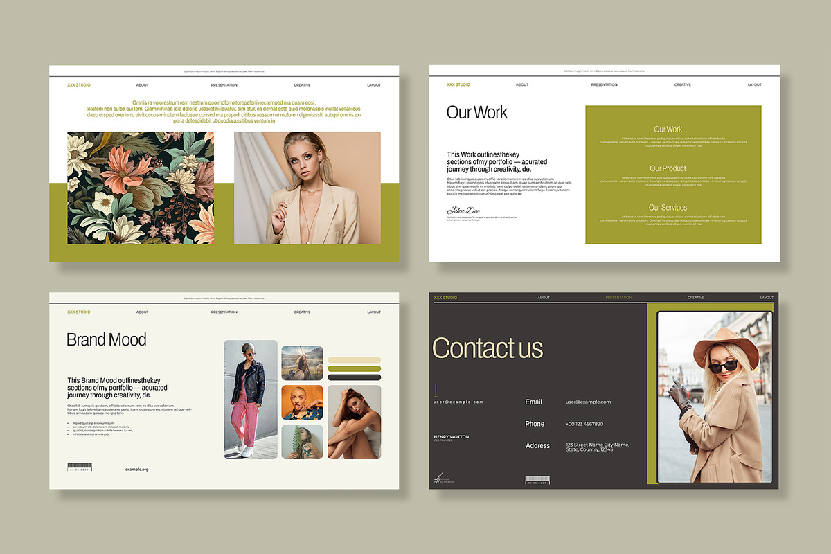 Portfolio Presentation Template, a Presentation Template by MightyDesign (Photo 5 of 8)