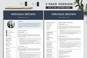 Resume with Photo / CV Template, a Resume Template by Klamp Studio (Thumbnail 3 of 11)