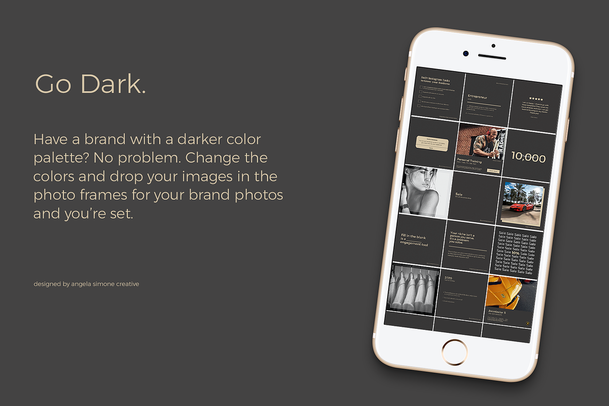 Instagram Canva Minimalist Templates, a Social Media Template by angela simone creative (Photo 20 of 25)