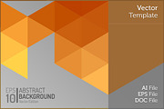 Polygon Vector Geometric Background, a Flyer Template by MAOV (Thumbnail 1 of 3)