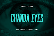 Chanda Eyes - Font, a Serif Font by artchiles_design (Thumbnail 1 of 5)
