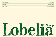 CS Lobelia Stamp