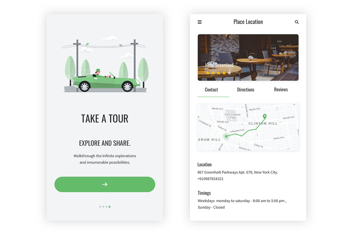 Finder - Place Finder Mobile App, an UI Kit Template by themelove (Photo 9 of 9)