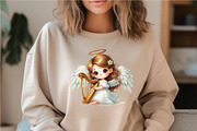 Angel Cartoon Cute. Clipart, PNG., an Animal Illustration by KENO Mascots (Thumbnail 5 of 8)