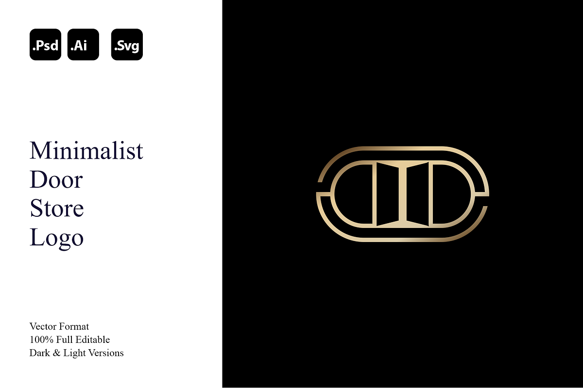 Minimalist Door Store Logo, a Branding & Logo Template by Luxury Logos (Photo 1 of 4)